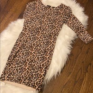Animal print dress